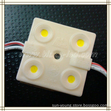 led module 0.96W 12V, 4pcs smd5050, Waterproof IP67 White/Red/Green/Blue 3M Advertisement LED Module